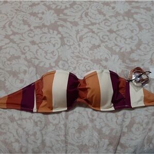 Shade & shore bandeau sz 36B swim bikini top